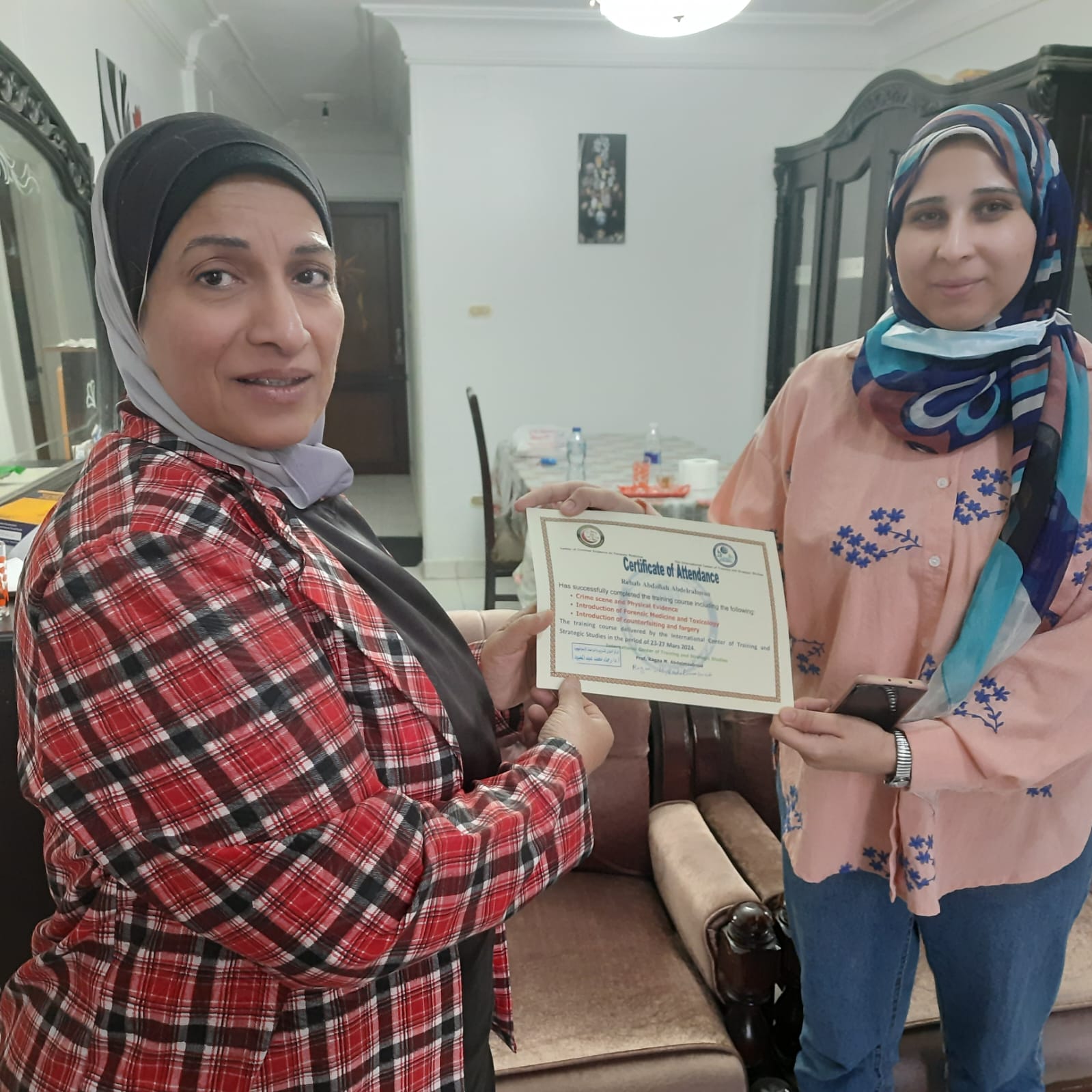 لقطات من التدريب على معاينة مسرح الجريمة وعلوم الأدلة الجنائية بمقر المركز الدولي للتدريب والدراسات الاستراتيجية بالقاهرة في مايو ٢٠٢٤ — صورة 11