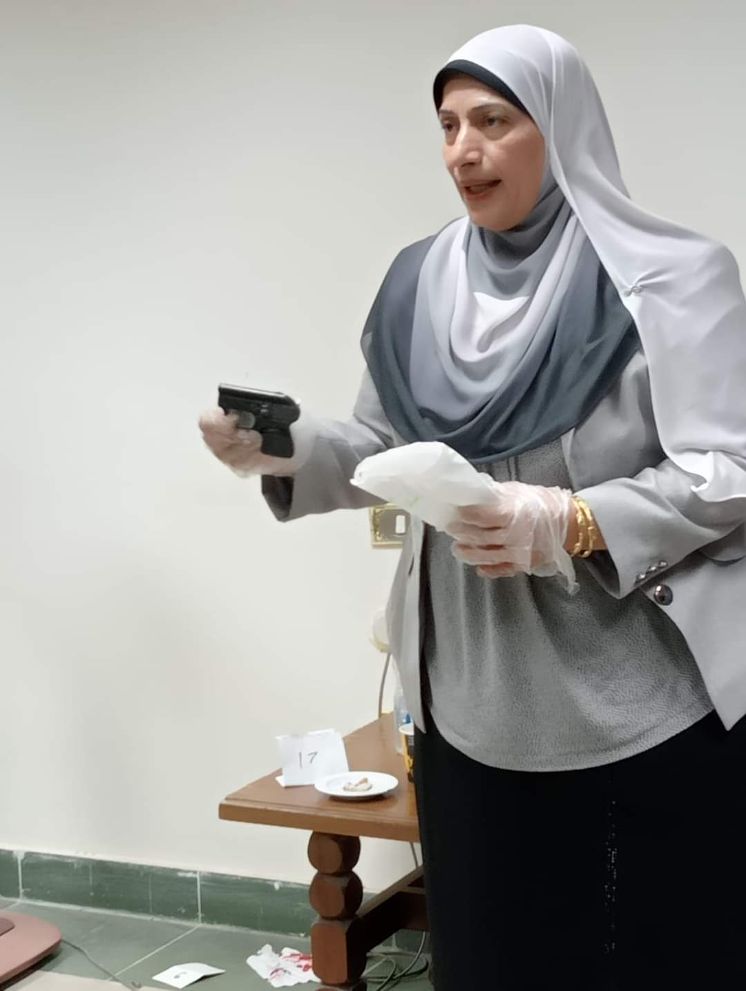 لقطات من الدورة التدريبية عن فحص مسرح الجريمة ودوره في التحقيق الجنائي  بقاعة الرواد بجامعة أسيوط بالتنسيق مع مركز الامتياز ونقابة المحامين بأسيوط في  يونيو ٣٠٢٣